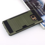Wholesale Galaxy Note FE / Note Fan Edition / Note 7 Credit Card Armor Case (Army Green)